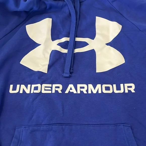 Blue Under Armour Loose Fit Hoodie SZ Med - Picture 2 of 6